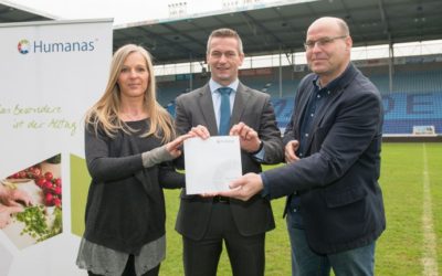 „Blau-weiße Liebe schweißt zusammen – Humanas GmbH wird Exklusiver Sponsor des 1. FC Magdeburg“