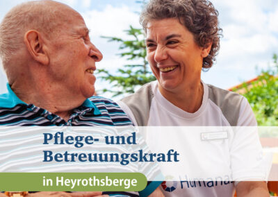 Pflege- und Betreuungskraft (m/w/d) am Standort Heyrothsberge