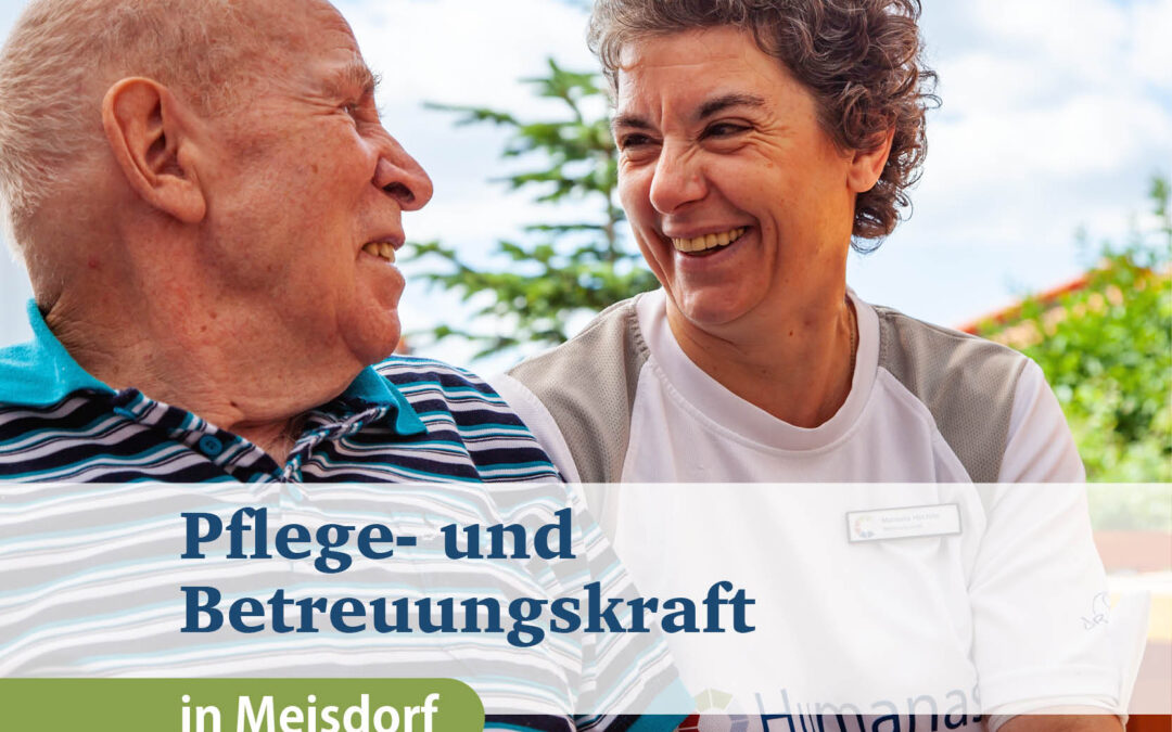 Pflege- und Betreuungskraft (m/w/d) am Standort Meisdorf